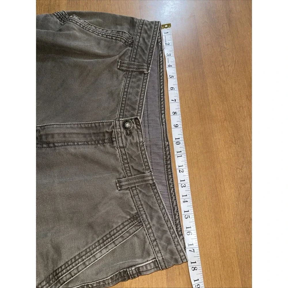 GH Bass & Co Maine‎ Canvas Terrain Cargo Pants Men 34x30 Olive Rugged